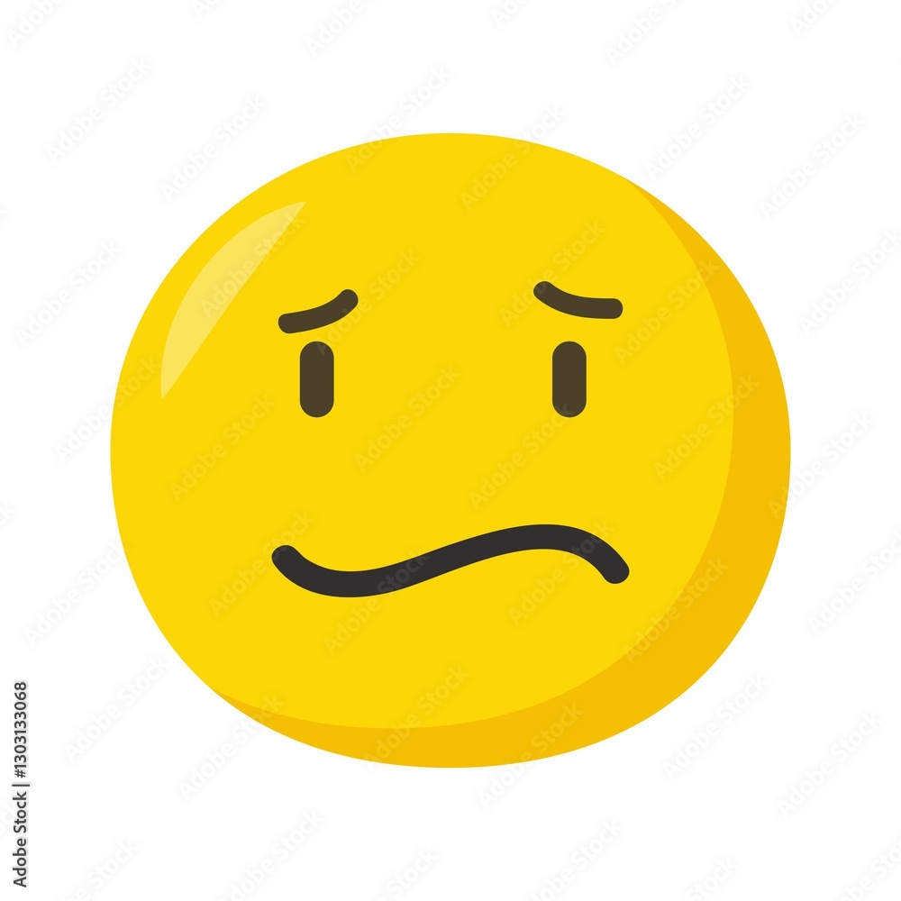 Fototapeta premium smiley face on white background