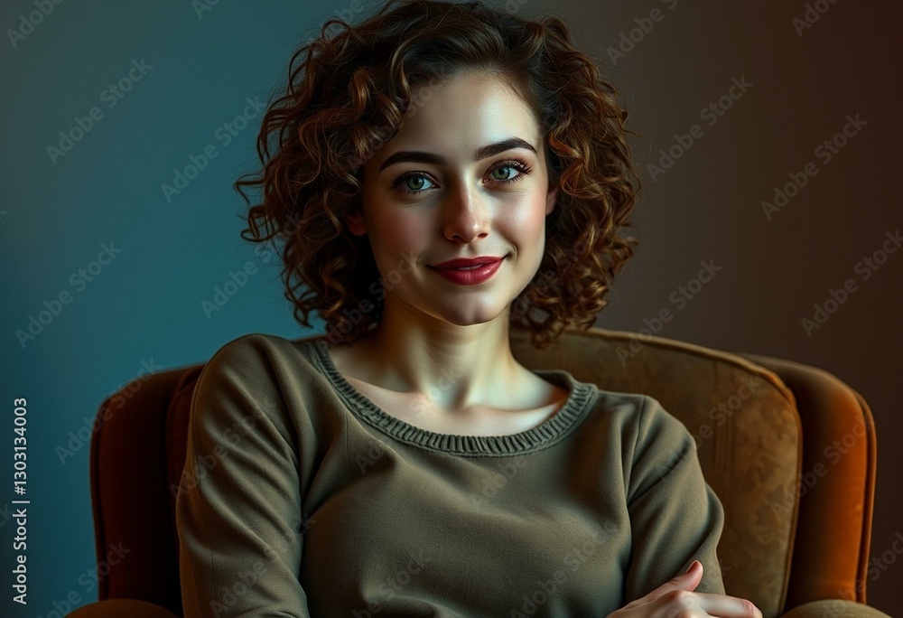 Fototapeta premium Portait of a whimsical dreamer