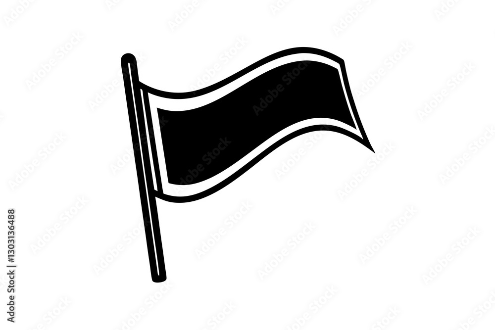 Message Flag Icon | Flat Notification Symbol | SVG Vector Message Flag Icon | Flat Notification Symbol | SVG Vector