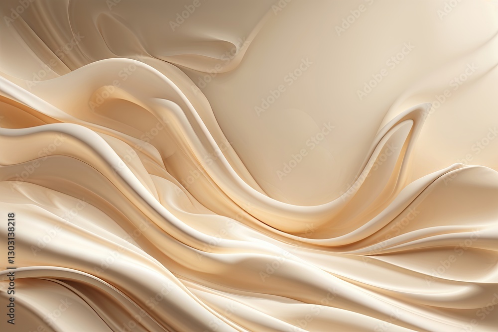 Obraz premium Elegant Timeless Cream Gradient Background for Sophisticated Digital Designs