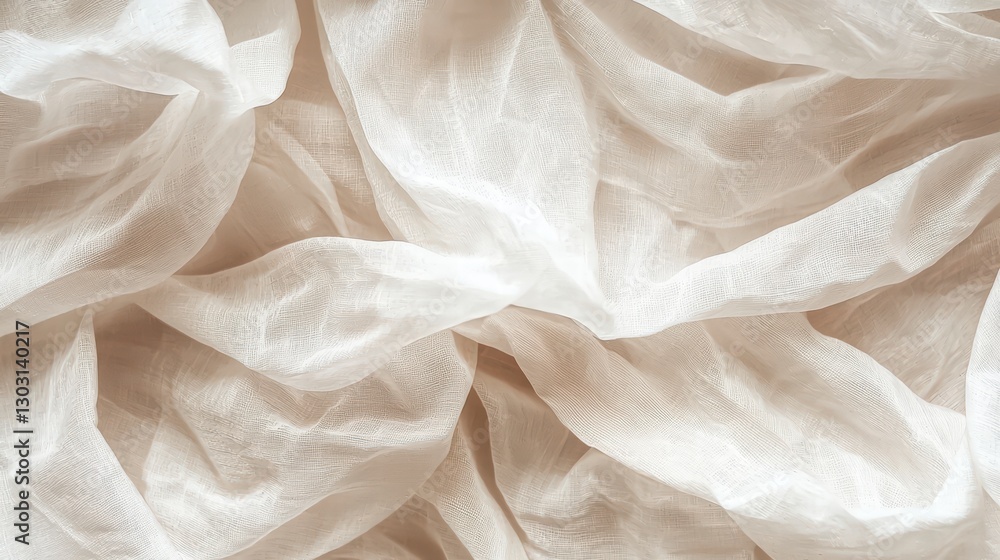 Soft Fabric: a beautiful display of delicately draped fabric, the soft folds and curves, which create a serene and elegant display. Soft Fabric: a beautiful display of delicately draped fabric, the soft folds and curves, which create a serene and elegant display.