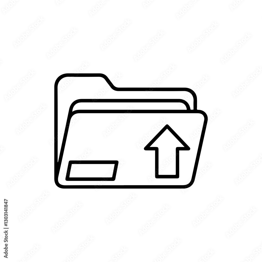 Upload Folder Icon – Cloud Storage, File Management, and Data Backup Symbol Upload Folder Icon – Cloud Storage, File Management, and Data Backup Symbol
