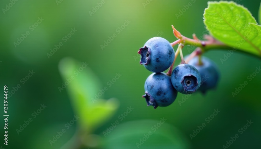 Tiny blueberries cling to a delicate, verdant stem Dew drops glisten , photography, stem, fresh Tiny blueberries cling to a delicate, verdant stem Dew drops glisten , photography, stem, fresh