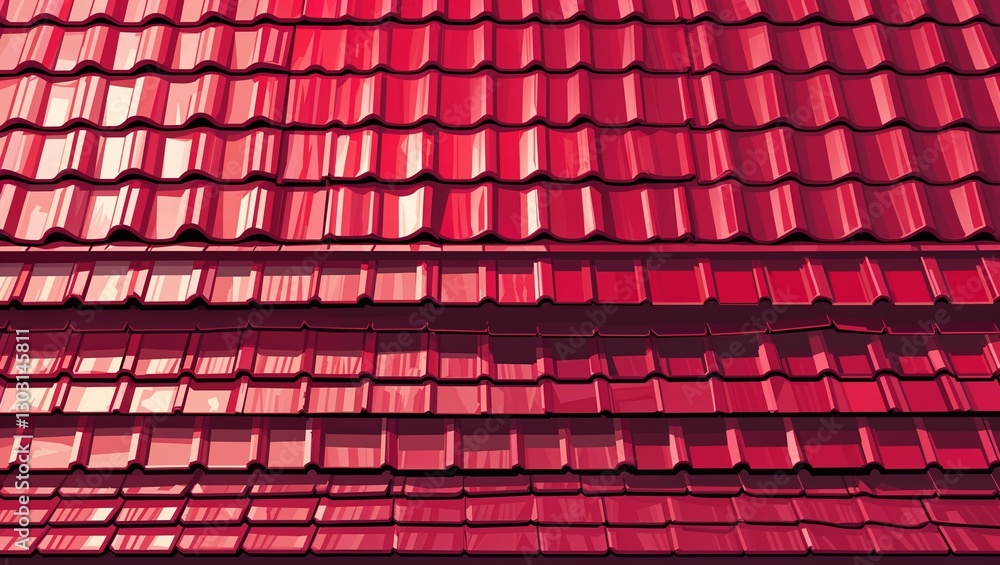 Fototapeta premium Ruby roof texture on abstract background design illustration 