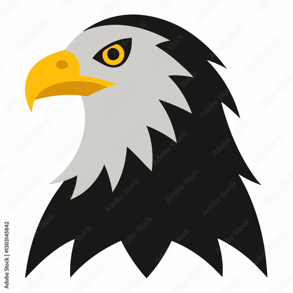 Fototapeta premium american eagle cartoon