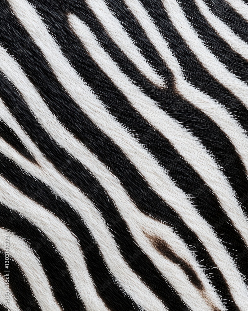 Dynamic Composition of Zebra Fur with Striking Patterns and Textures Dynamic Composition of Zebra Fur with Striking Patterns and Textures