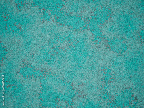 Cement texture with light turquoise tones and scattered grey patches, adding depth.