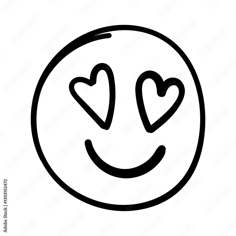 SKETCH OF FACE EMOJI EMOTIVON | FLAT ICON SKETCH OF FACE EMOJI EMOTIVON | FLAT ICON