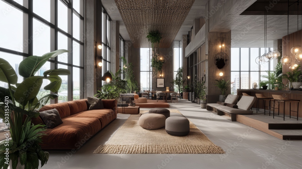 Fototapeta premium Stylish Interior Design | High-Quality Stock Image for Sale