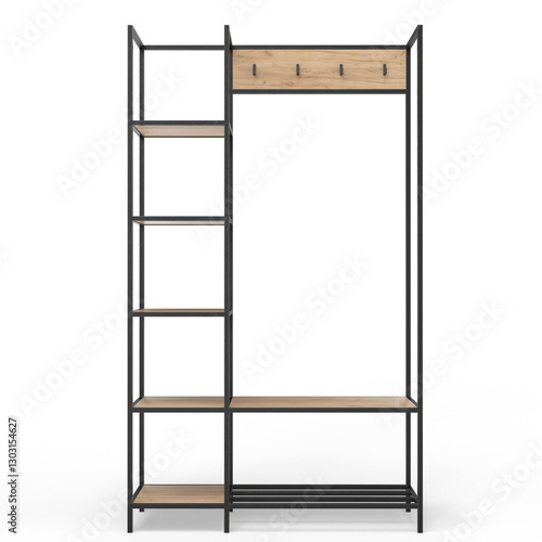 furniture for hallways and dressing rooms, shelves, hangers