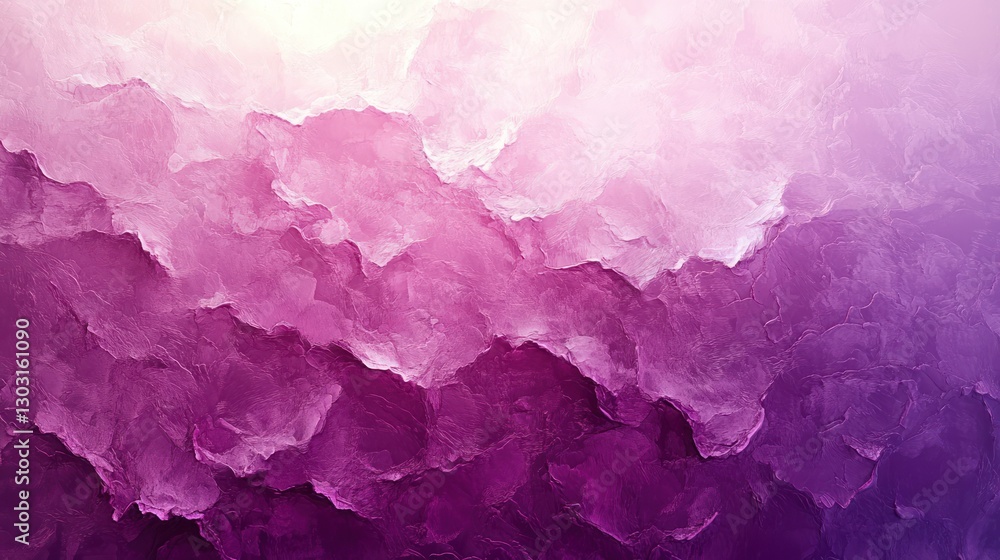 Fototapeta premium Abstract purple and pink mountain range.