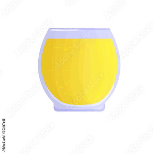 orange juice in glass