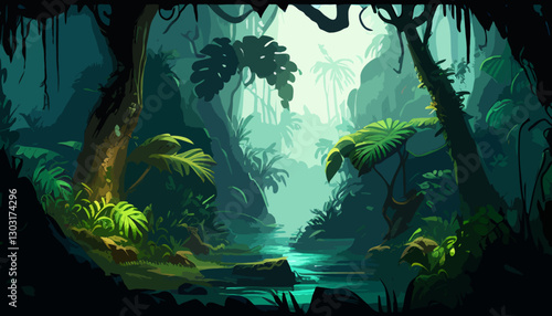 Dense jungle