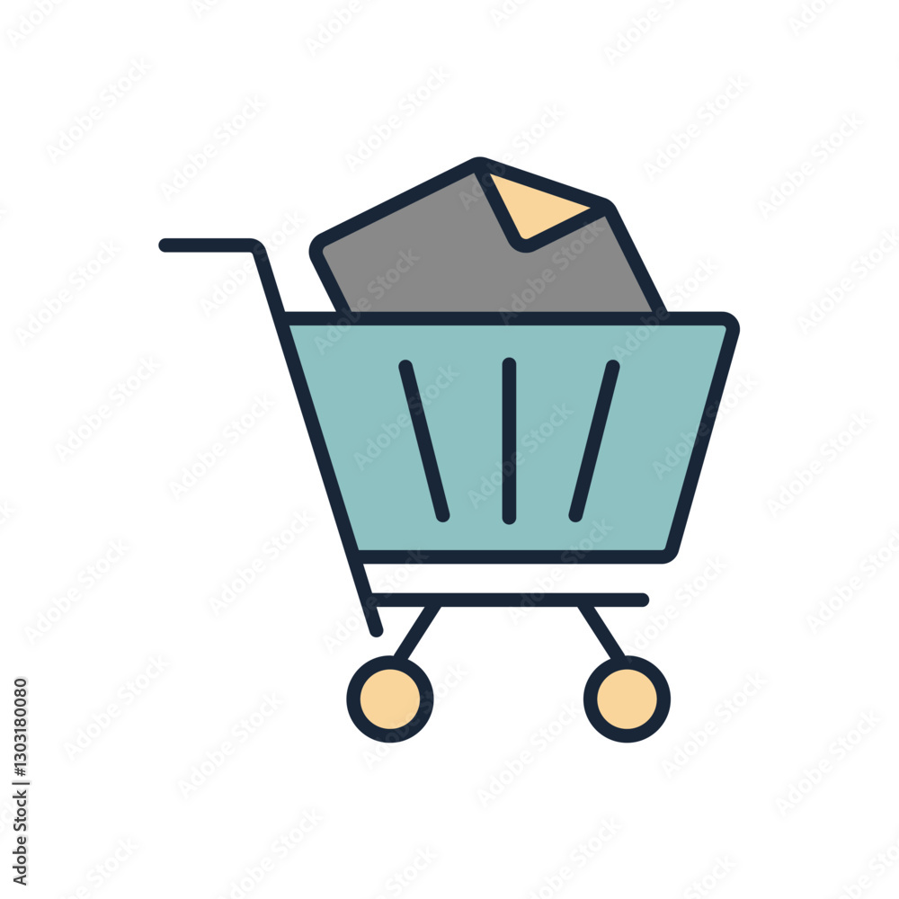 purchase icon collection .design style with background purchase icon collection .design style with background