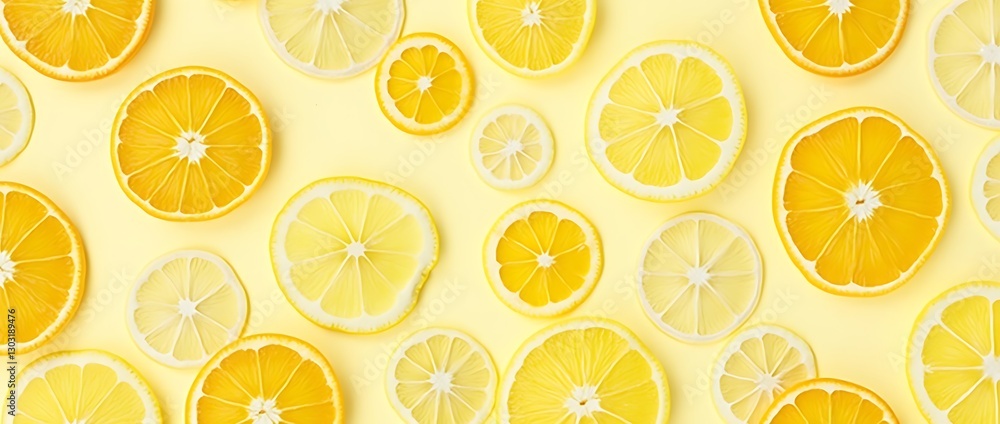 fresh_citrus_fruit_slices_including_oranges_and_lemons_scattered_naturally_for_a_refreshing_seamles fresh_citrus_fruit_slices_including_oranges_and_lemons_scattered_naturally_for_a_refreshing_seamles