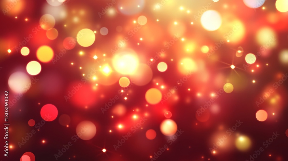 Glowing red and orange bokeh lights on a soft background Glowing red and orange bokeh lights on a soft background