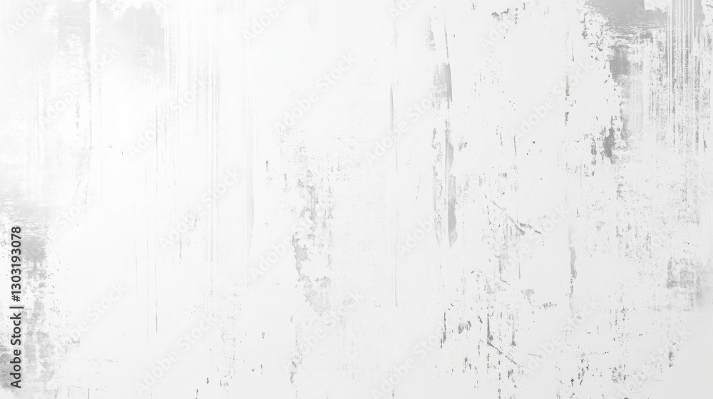 Fototapeta premium White textured wall with subtle gray streaks and abstract patterns