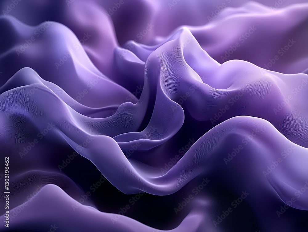 Obraz premium Purple Fabric Drapes, Abstract Background