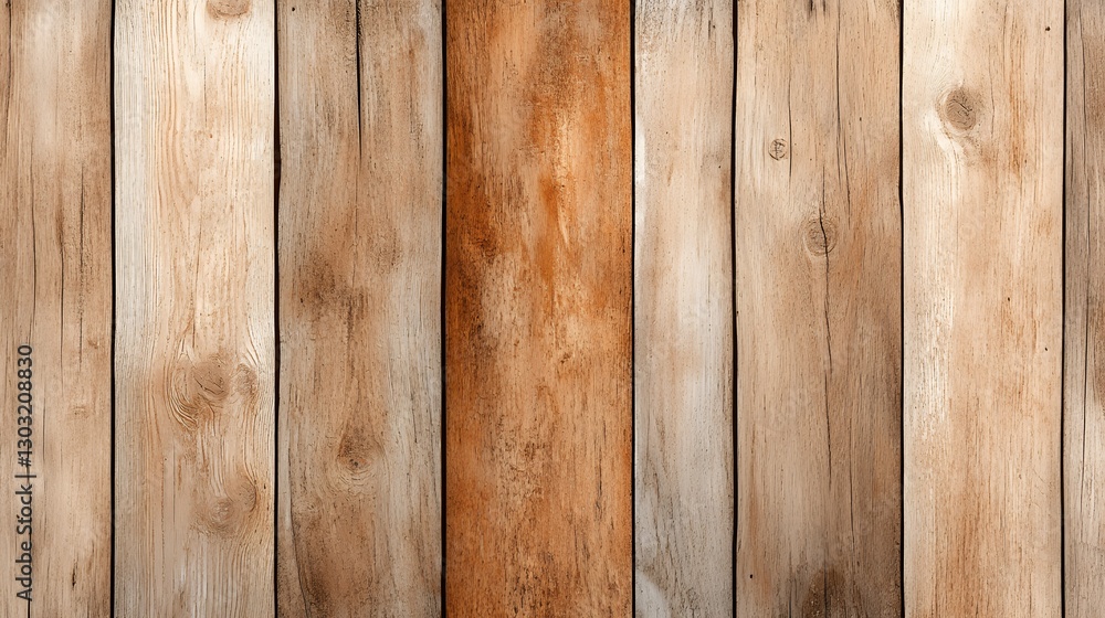 Fototapeta premium Rustic Wooden Planks with Varied Textures and Rich Colors
