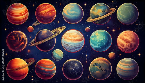 Cosmic Wonders – A Collection of Fantasy Planets

