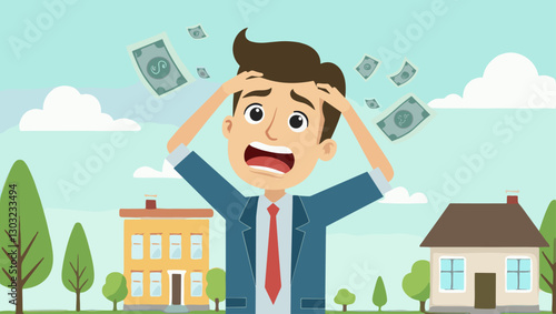 Navigating Financial Burdens: Man Grappling with Mortgage Debt, Loans, and Economic Hardships