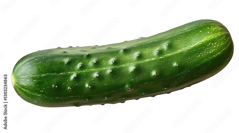 A whole cucumber isolated on transparent background A whole cucumber isolated on transparent background