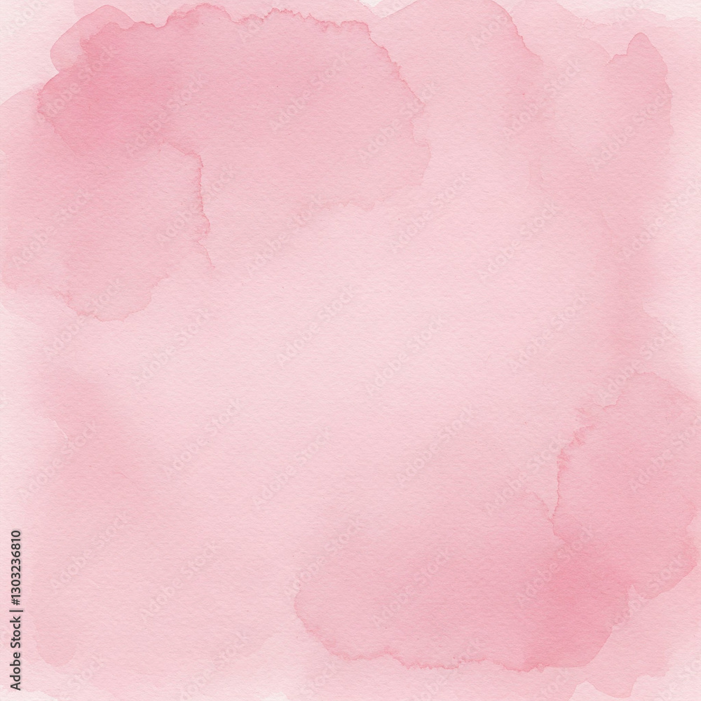 Fototapeta premium Abstract soft Pastel Watercolor paint paper background. Grunge texture template for spring seasonal design.