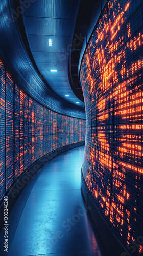 digital funnel representing big data and 5G technology High-speed wireless data transmission and internet connectivity symbolize rapid information flow in cyberspace