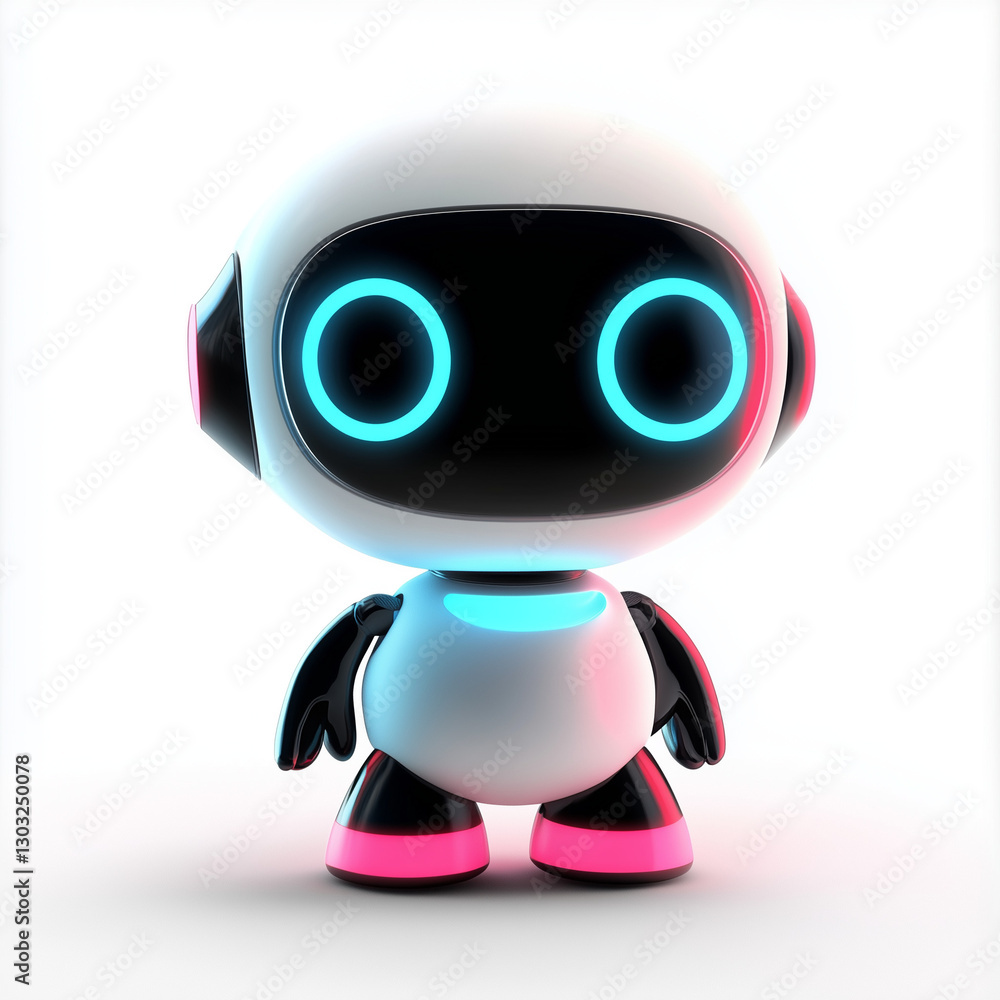Adorable Futuristic Companion Robot Adorable Futuristic Companion Robot