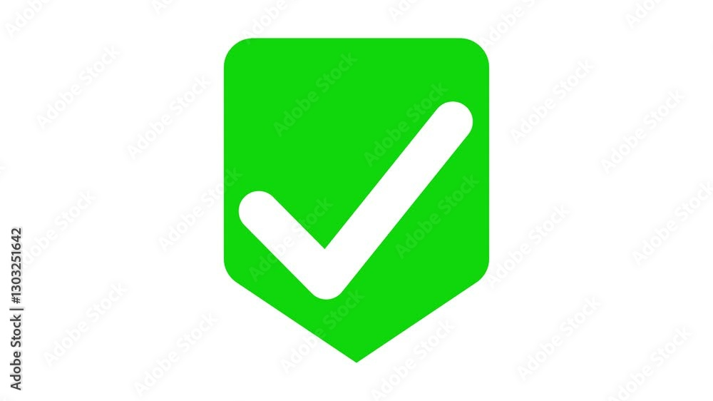 Tick check mark check button icon. Check mark icon symbol, abstract Check mark sign, check marker animation green color on white background Tick check mark check button icon. Check mark icon symbol, abstract Check mark sign, check marker animation green color on white background