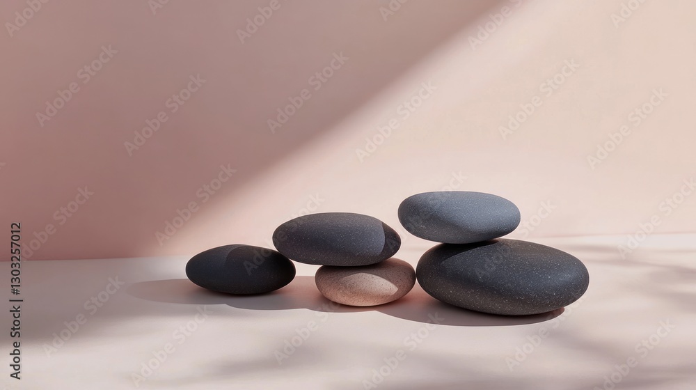 Zen Stones: Serenity and Balance in Minimalist Still Life Zen Stones: Serenity and Balance in Minimalist Still Life