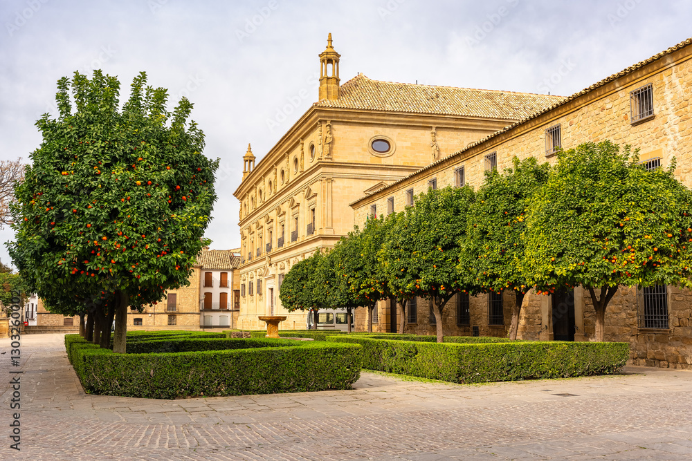 Fototapeta premium Plaza Vazquez de Molina in the Unesco city of Ubeda, Andalusia.