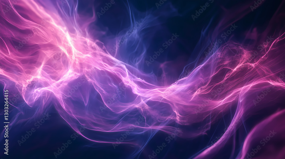 Fototapeta premium Plasma Waves – Ethereal Light Flow wallpaper & Background