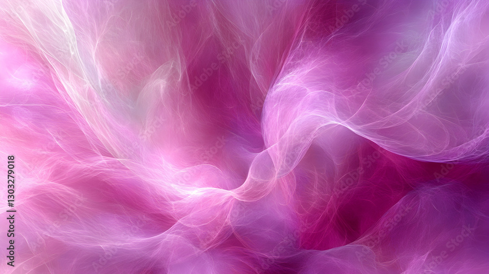 Abstract Pink and White Flowing Energy Abstract Pink and White Flowing Energy