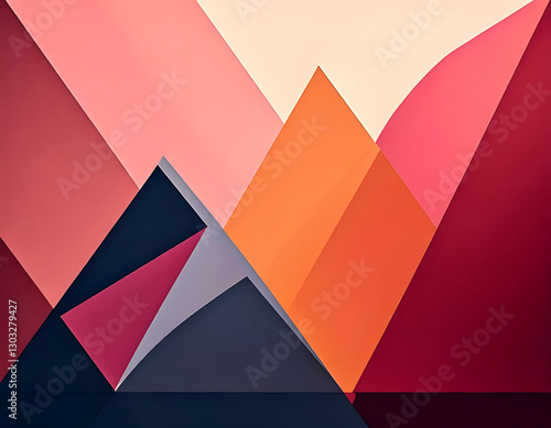 Obraz na płótnie abstract geometric background w salonie