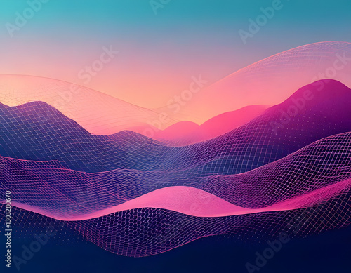 Obraz na płótnie abstract wave background w salonie