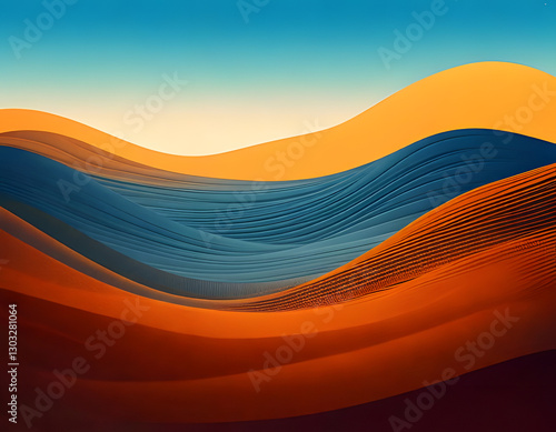 Obraz na płótnie abstract wave background w salonie