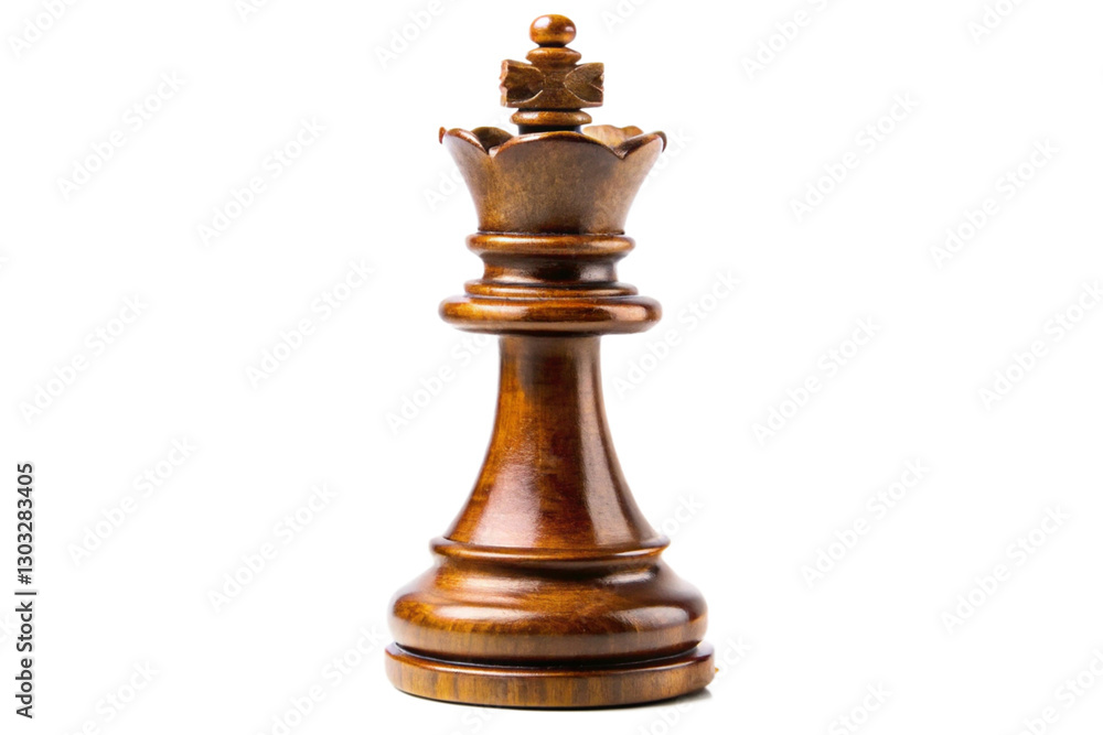 Chess king on white background Chess king on white background