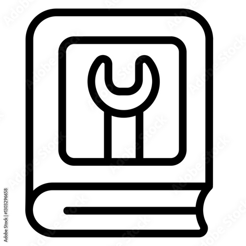 Guideline book Line Icon