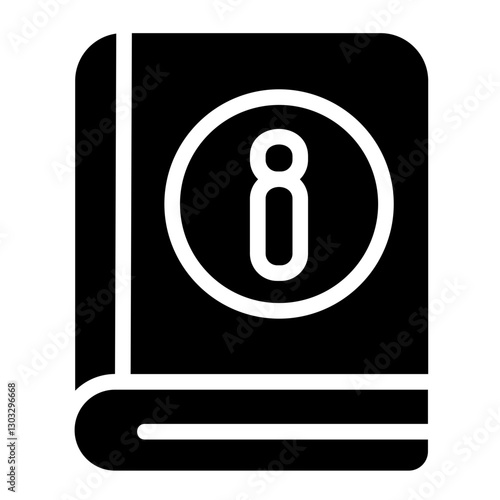 Guideline book Solid Icon