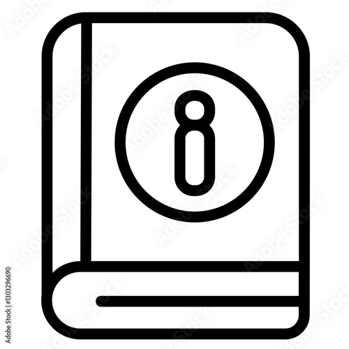 Guideline book Line Icon
