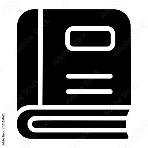 Paper book Solid Icon