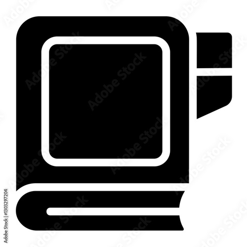 Paper book Solid Icon
