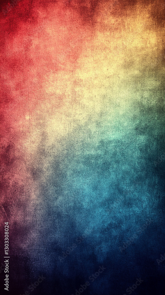 Fototapeta premium Brushed vintage texture in rosy brown, teal blue, and slate gray, evoking nostalgia and timeless elegance, ideal for postcards, posters, and creative projects with a modern rustic charm