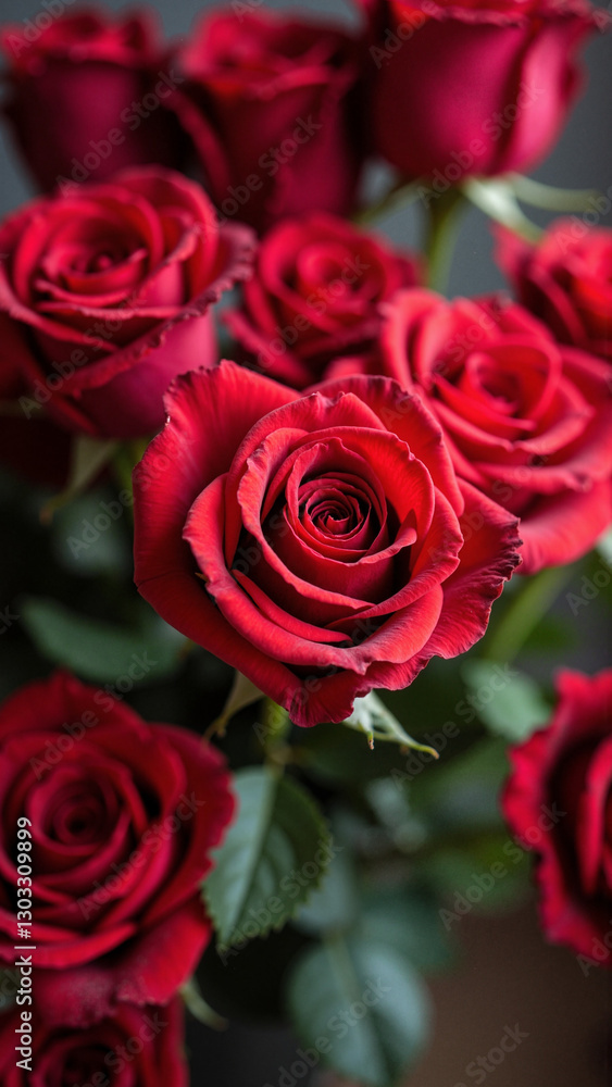 Vibrant Red Rose Heart: Perfect Valentine's Day or Mother's Day Promotional Image for Web Banners, Cards, and Marketing Campaigns Vibrant Red Rose Heart: Perfect Valentine's Day or Mother's Day Promotional Image for Web Banners, Cards, and Marketing Campaigns