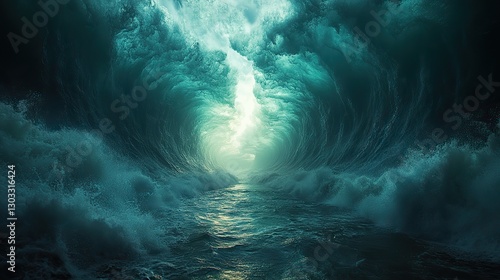 the genesis flood the fountains of the great deep burst apart and the floodgates of heaven broke open