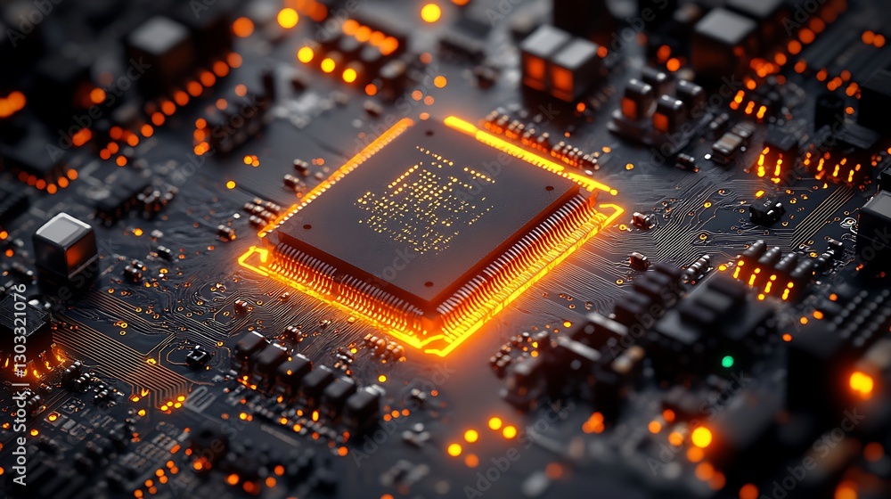 Precision microchip manufacturing with laser technology high resolution hd picture Precision microchip manufacturing with laser technology high resolution hd picture