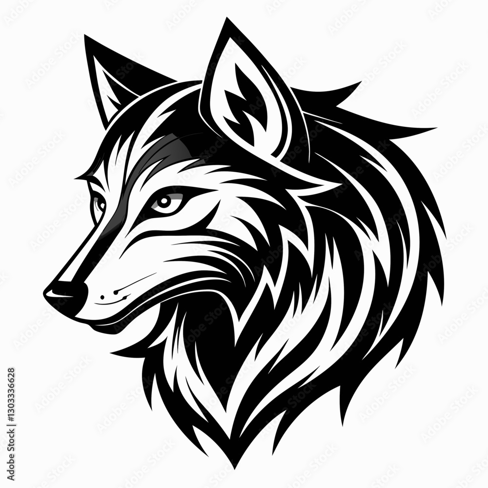 wolf head vector wolf head vector