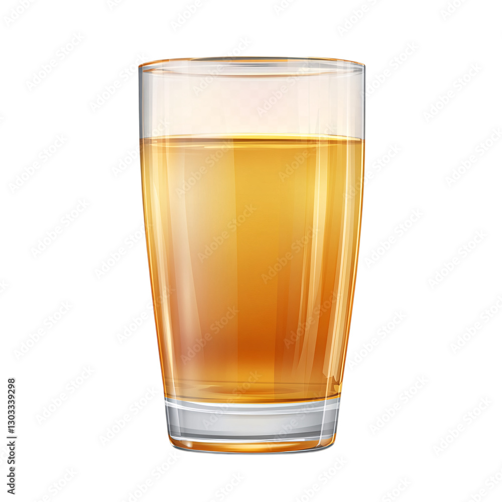 Glass of orange juice isolated on transparent background. Glass of orange juice isolated on transparent background.