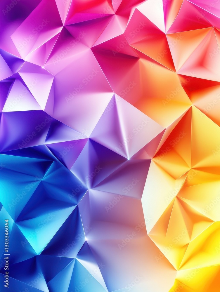 Fototapeta premium Abstract colorful geometric background with intersecting lines and vibrant hues.